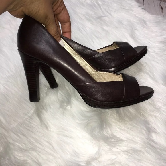 Worthington genuine leather high heels size 9.5 - Picture 7 of 8